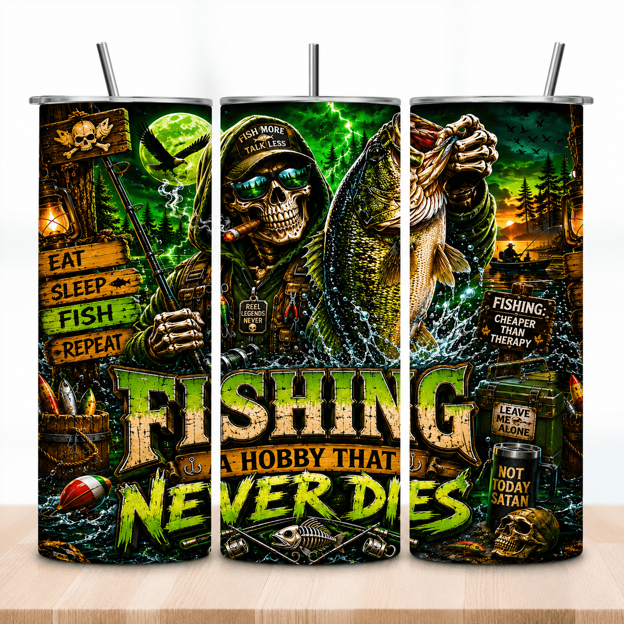 Camping, Fishing & Hunting 20oz Tumblers - DTF Virginia -