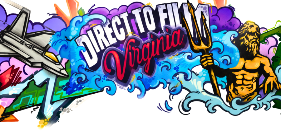 A printed DTF gang sheet at DTF Virginia