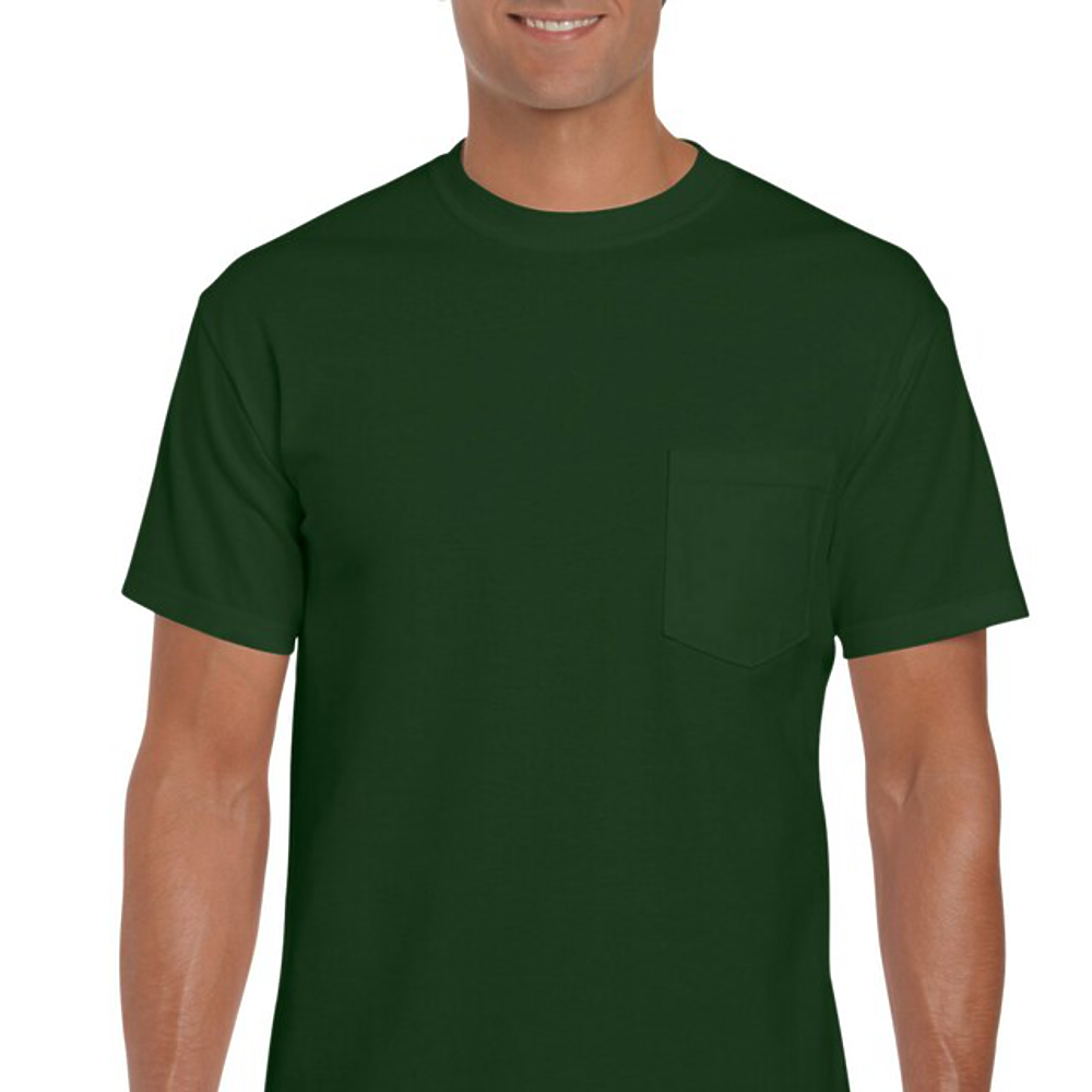100% Cotton Short Sleeve with Pocket