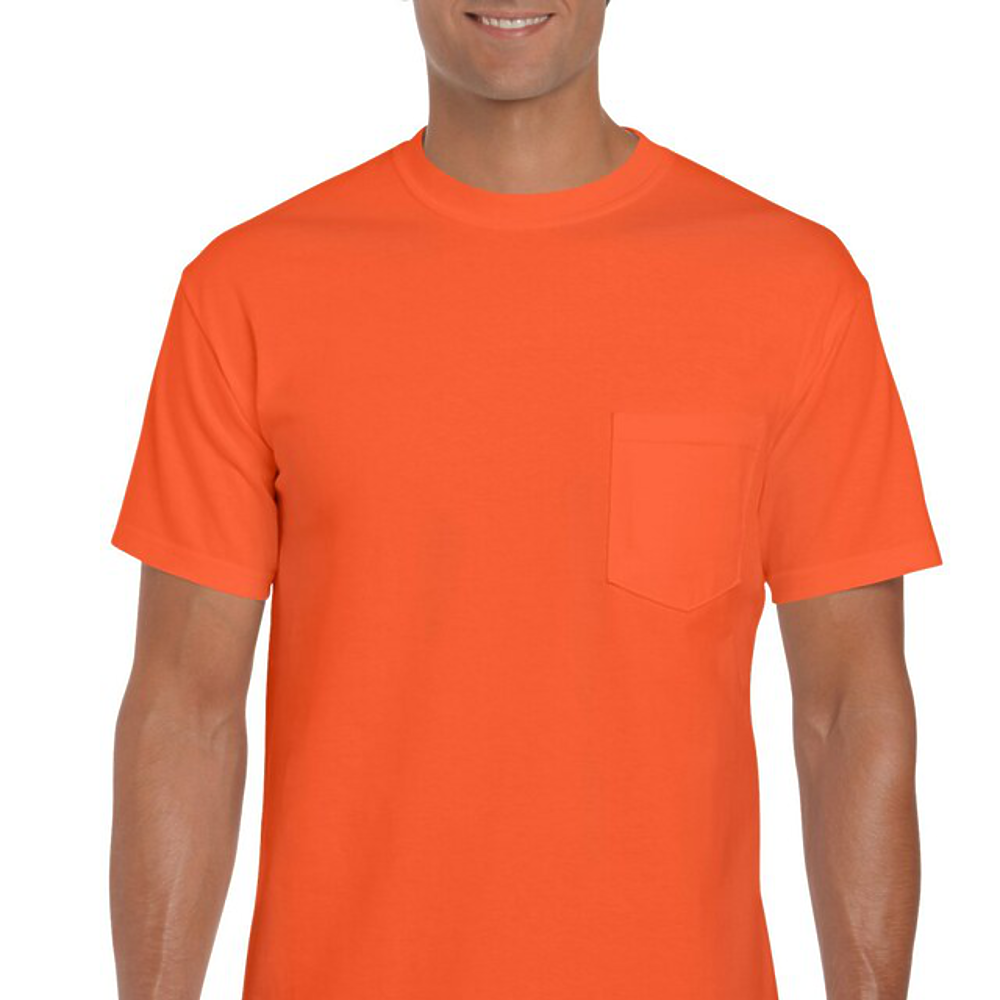 100% Cotton Short Sleeve with Pocket