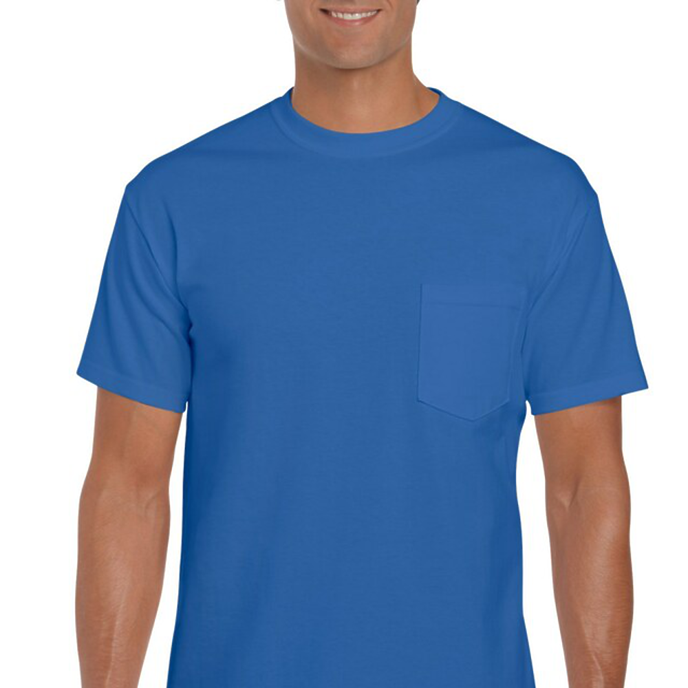 100% Cotton Short Sleeve with Pocket