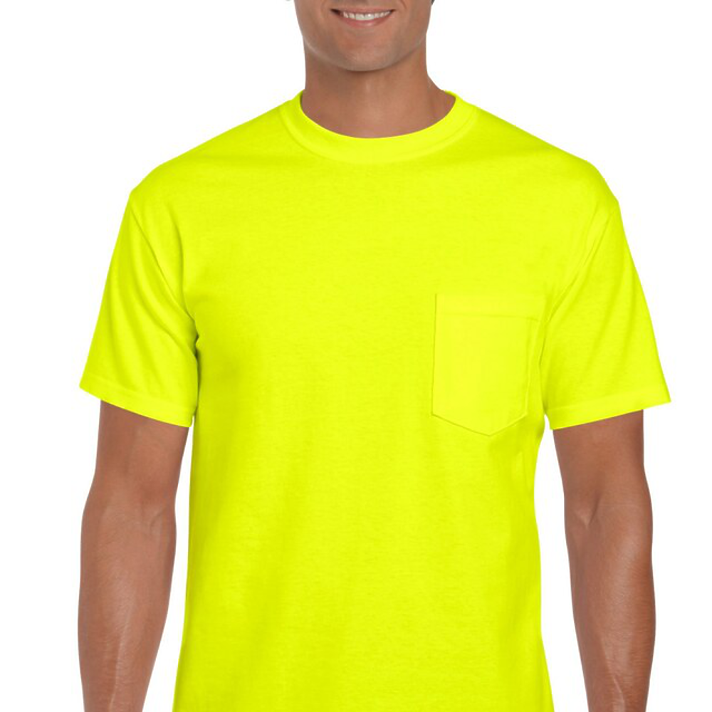 100% Cotton Short Sleeve with Pocket