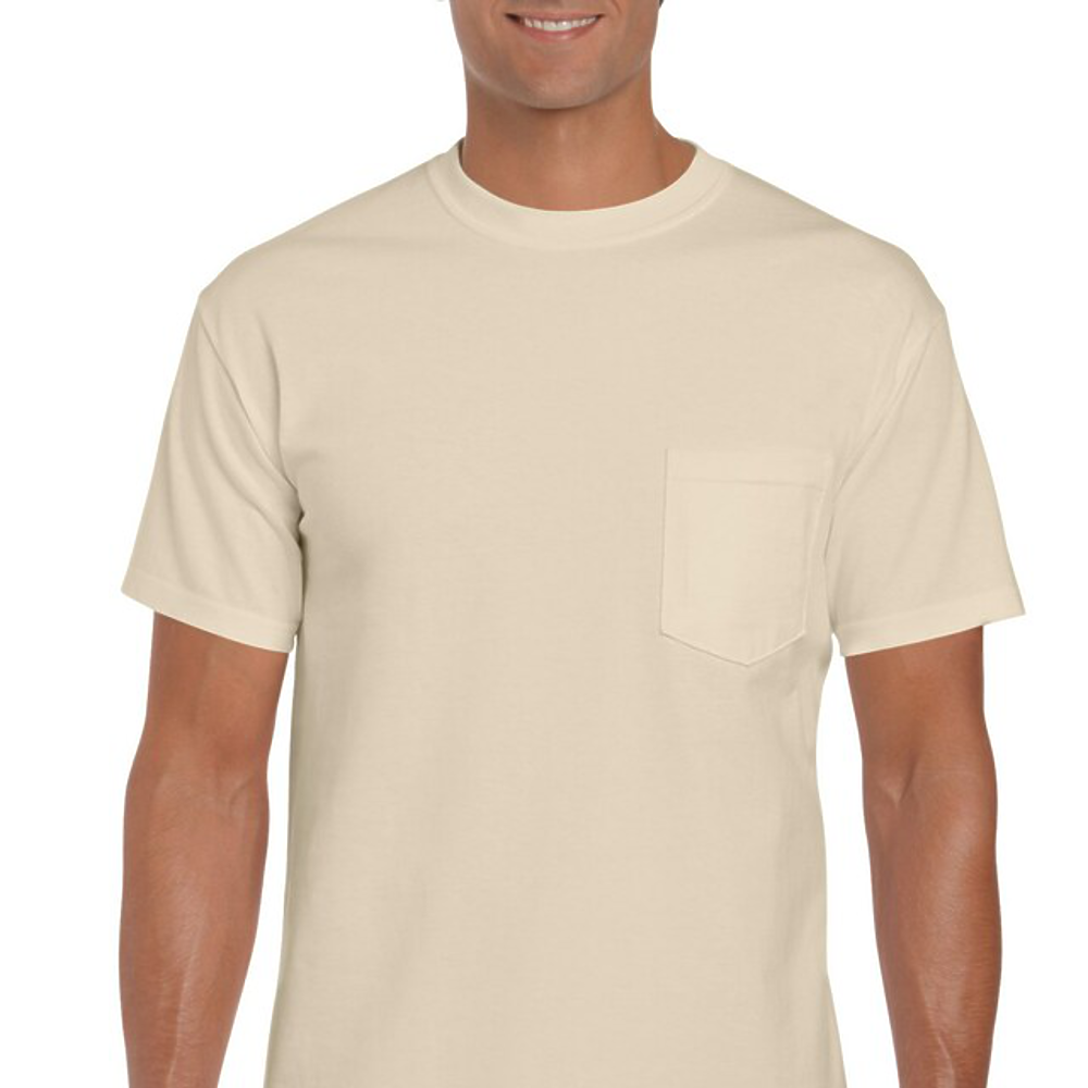100% Cotton Short Sleeve with Pocket