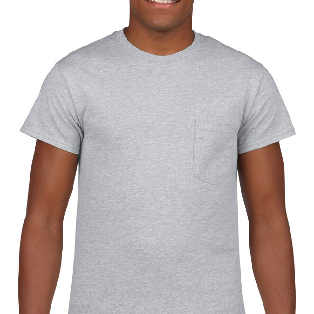 100% Cotton Short Sleeve with Pocket