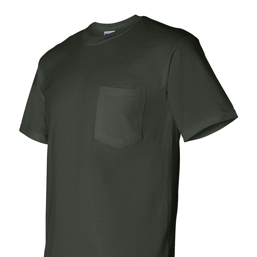 Classic 50/50 Blend Pocket T-Shirt