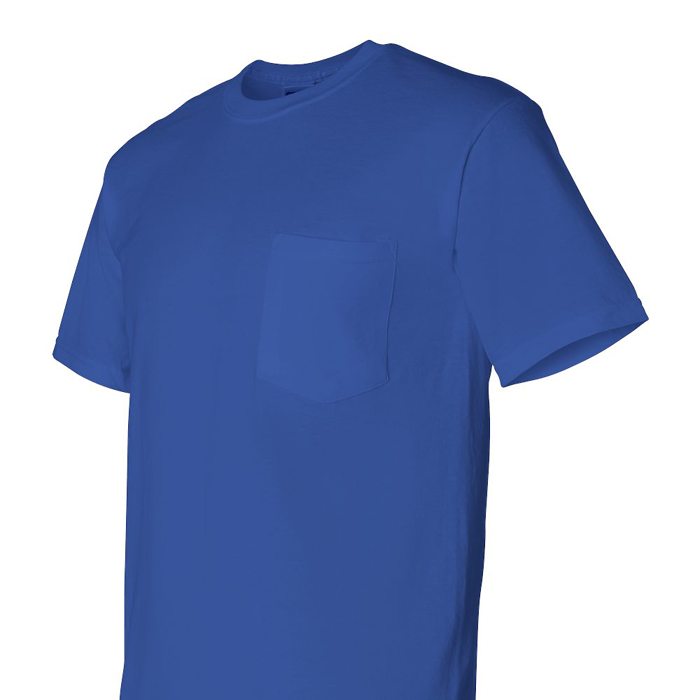 Classic 50/50 Blend Pocket T-Shirt