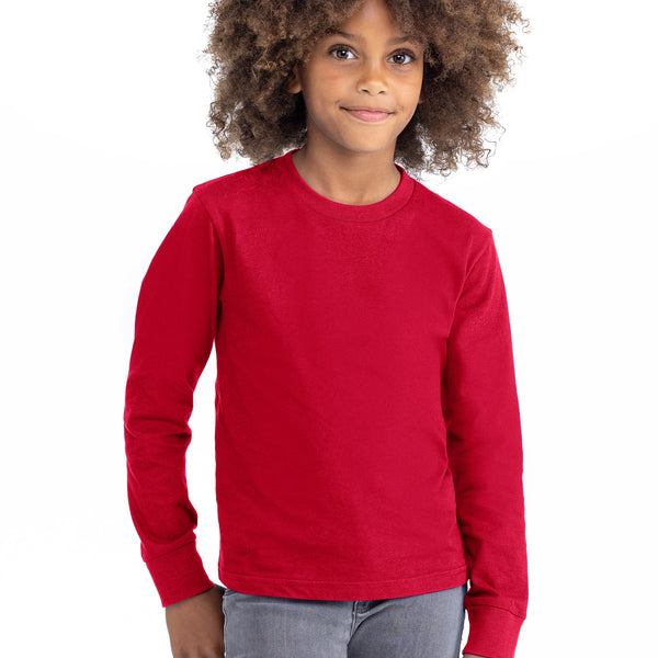 Next Level Apparel ®  Youth Cotton Long Sleeve Tee NL3311