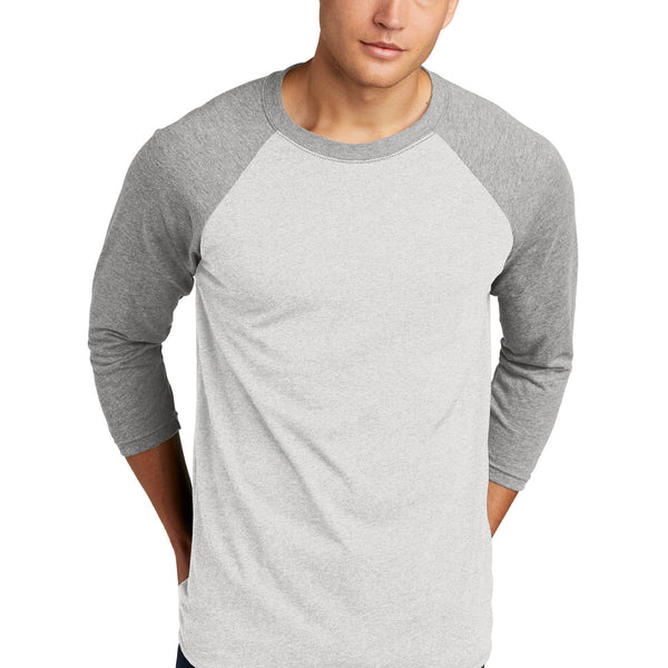 Next Level Apparel ®    Adult Tri-Blend 3/4-Sleeve Raglan Tee. NL6051