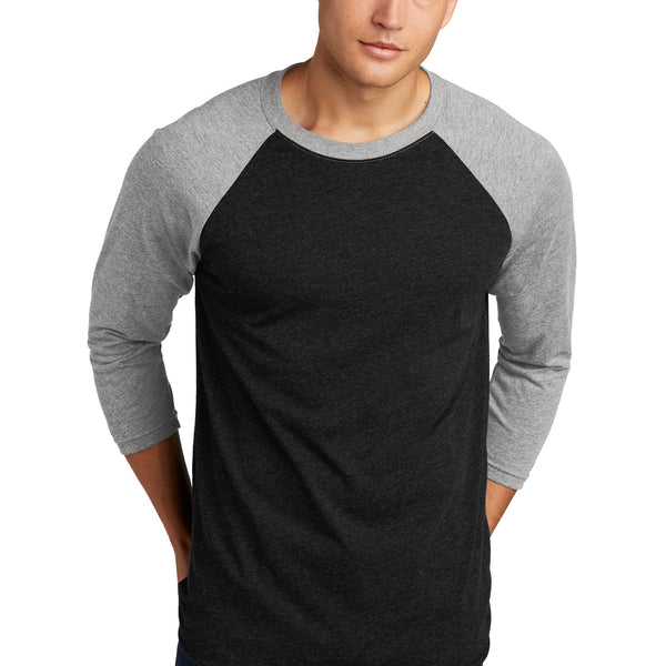 Next Level Apparel ®    Adult Tri-Blend 3/4-Sleeve Raglan Tee. NL6051