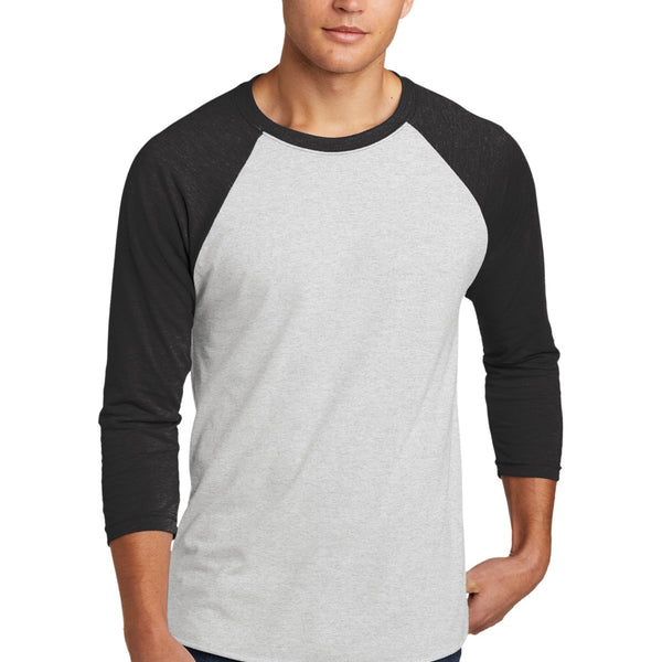 Next Level Apparel ®    Adult Tri-Blend 3/4-Sleeve Raglan Tee. NL6051