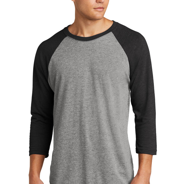 Next Level Apparel ®    Adult Tri-Blend 3/4-Sleeve Raglan Tee. NL6051