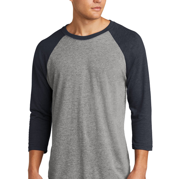 Next Level Apparel ®    Adult Tri-Blend 3/4-Sleeve Raglan Tee. NL6051