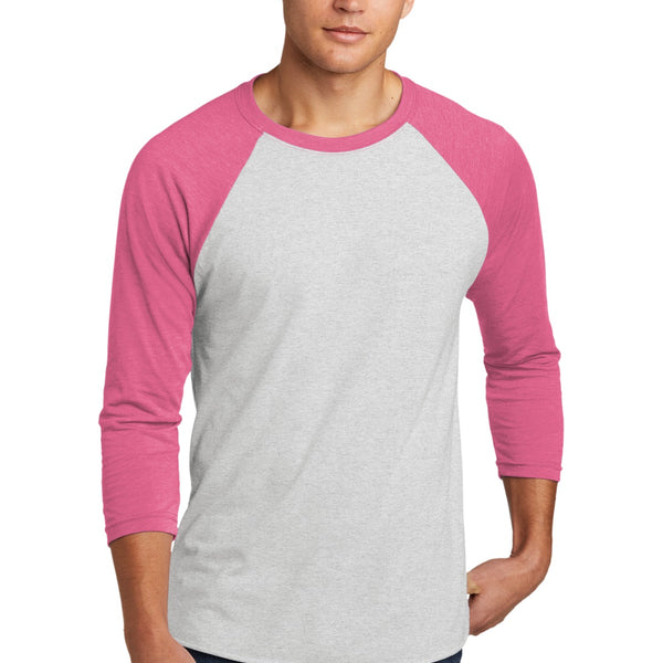Next Level Apparel ®    Adult Tri-Blend 3/4-Sleeve Raglan Tee. NL6051