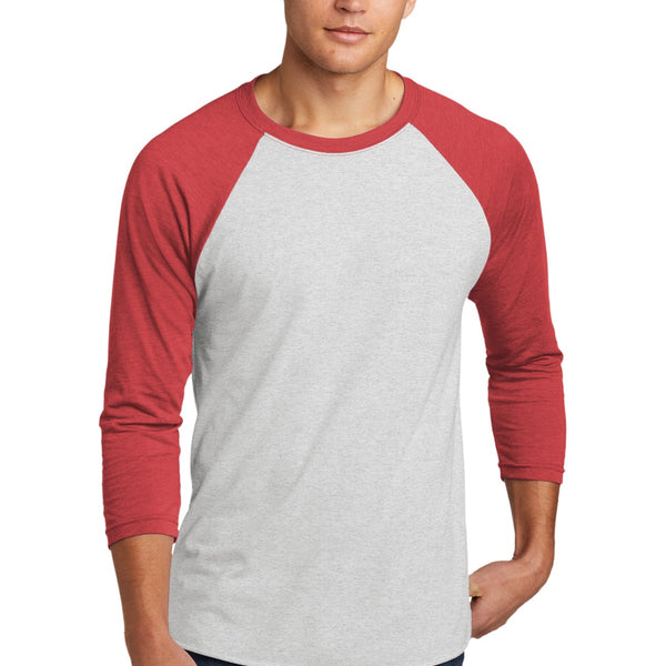 Next Level Apparel ®    Adult Tri-Blend 3/4-Sleeve Raglan Tee. NL6051