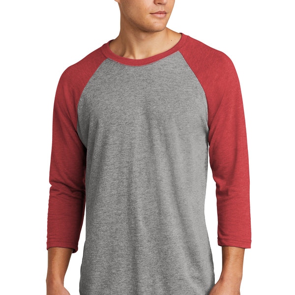 Next Level Apparel ®    Adult Tri-Blend 3/4-Sleeve Raglan Tee. NL6051