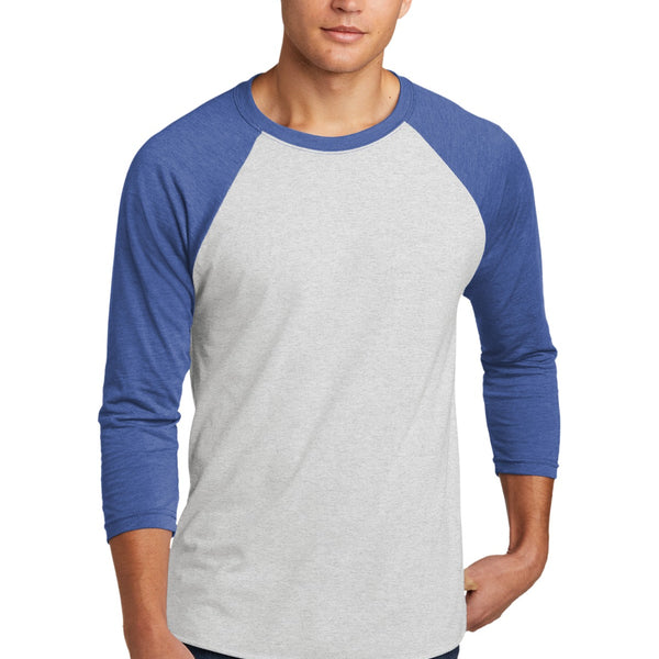 Next Level Apparel ®    Adult Tri-Blend 3/4-Sleeve Raglan Tee. NL6051