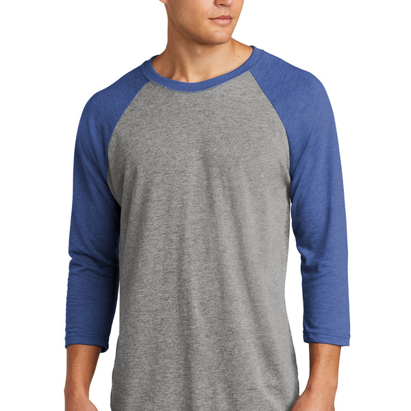 Next Level Apparel ®    Adult Tri-Blend 3/4-Sleeve Raglan Tee. NL6051