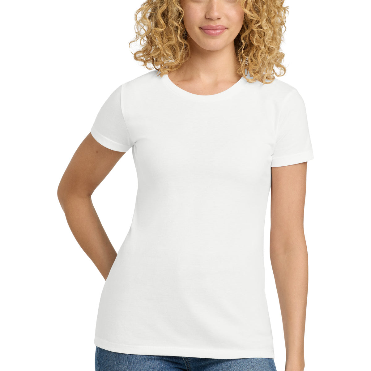 Next Level Apparel ®   Women's CVC Tee. NL6610