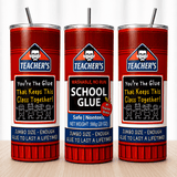 Teacher 20oz Skinny Tumbler - DTF Virginia - Tumbler