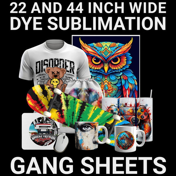 42" Sublimation Gang Sheets – Custom Sublimation for All Your Projects
