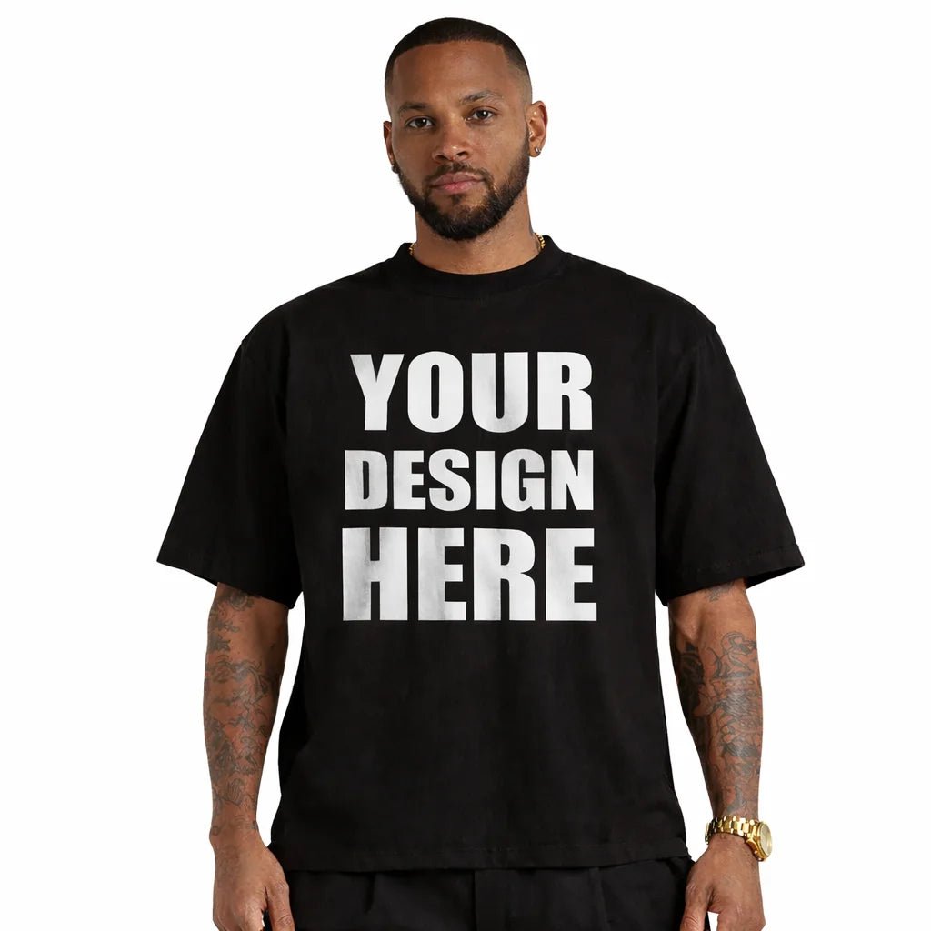 Custom Shaka Wear Drop Shoulder Cropped T-Shirt - Premium Blank - DTF Virginia - 