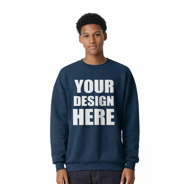 Custom American Apparel Unisex ReFlex Fleece Crewneck Sweatshirt - RF496 - DTF Virginia - 