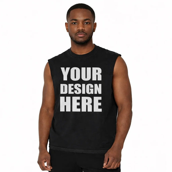 Custom Los Angeles Apparel 1865GD – Garment Dye Sleeveless Tee - DTF Virginia - 