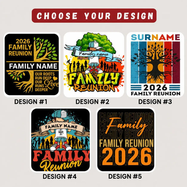 Custom Family Reunion Shirts - DTF Virginia - T-Shirts