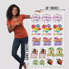 Custom DTF Gang Sheets 30" - DTF Virginia - 