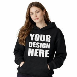 Custom Heavy Fleece Hoodie Sweatshirt - Retail Blank - DTF Virginia - 