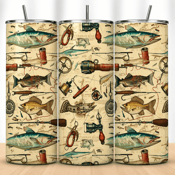 Camping, Fishing & Hunting 20oz Tumblers - DTF Virginia -