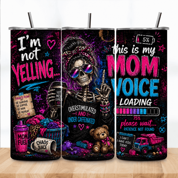 Mom 20oz Skinny Tumbler - DTF Virginia -