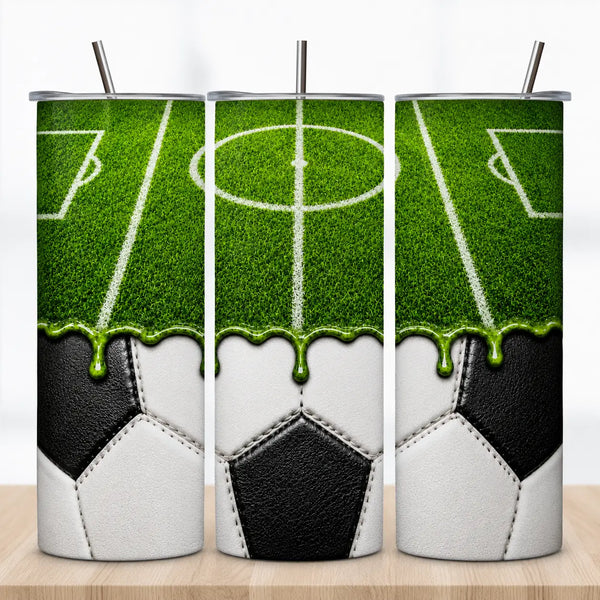 soccer field and ball
