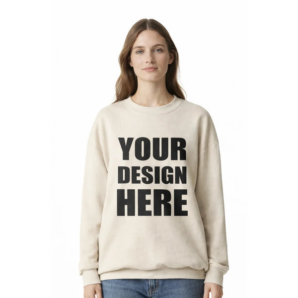 Custom American Apparel Unisex ReFlex Fleece Crewneck Sweatshirt - RF496 - DTF Virginia - 