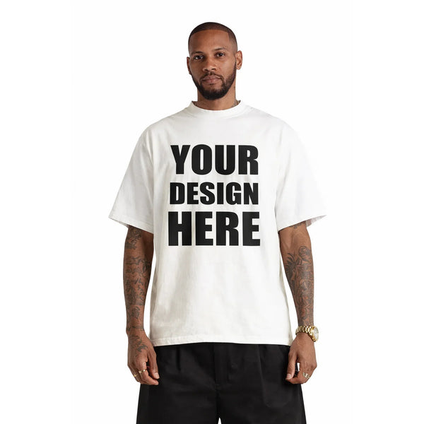 Custom Shaka Wear Drop Shoulder Cropped T-Shirt - Premium Blank - DTF Virginia - 