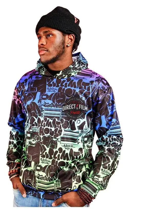 sublimation transfers on hoodie