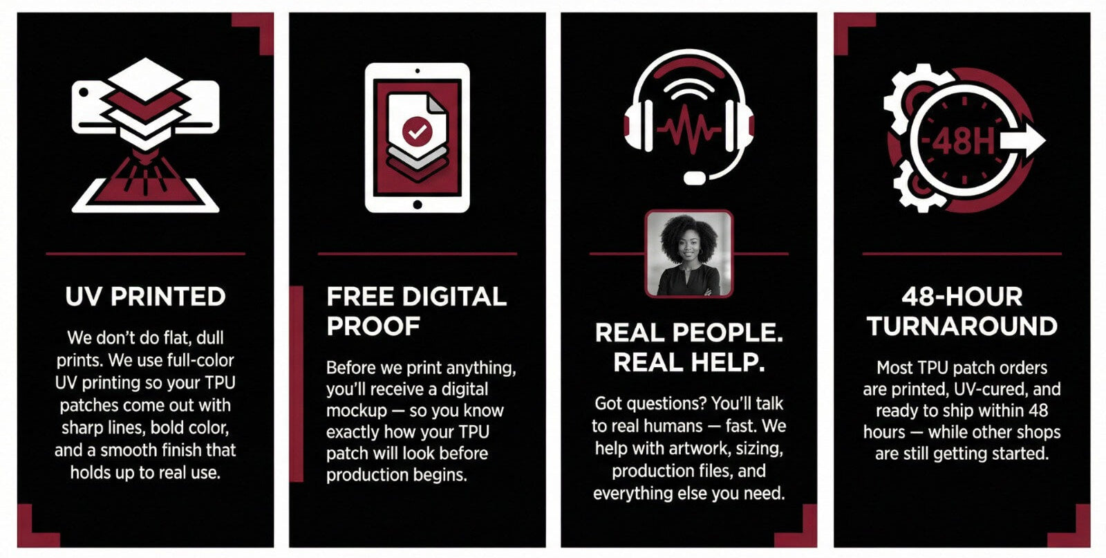 why choose our tpu patches